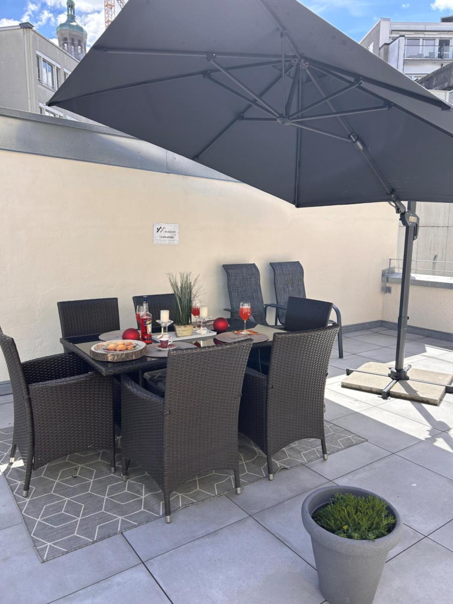 Primero City-Loftdomizil Innenstadt 84Qm Mit Grosser Gemeinschaftsterrasse Augusta Esterno foto
